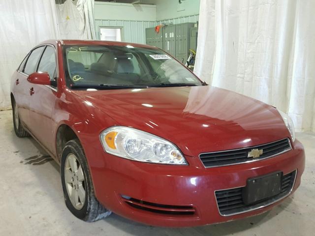 2G1WT58K789144742 - 2008 CHEVROLET IMPALA LT RED photo 1