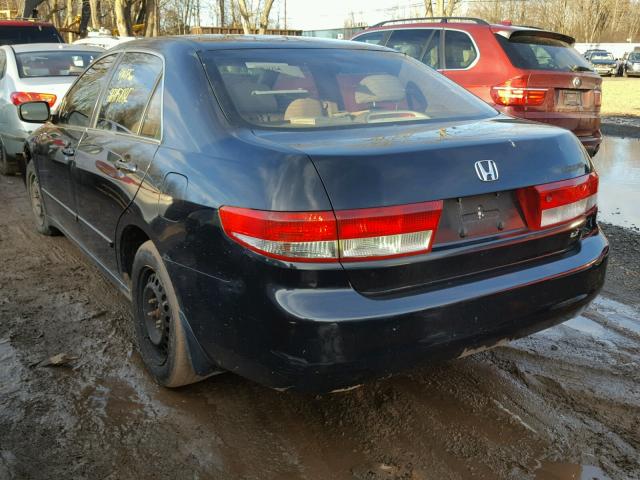 JHMCM56333C035536 - 2003 HONDA ACCORD LX BLACK photo 3