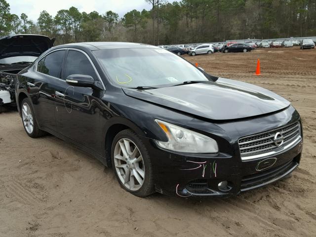 1N4AA51E49C845993 - 2009 NISSAN MAXIMA S BLACK photo 1