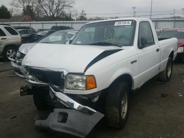 1FTYR10D95PA43879 - 2005 FORD RANGER WHITE photo 2