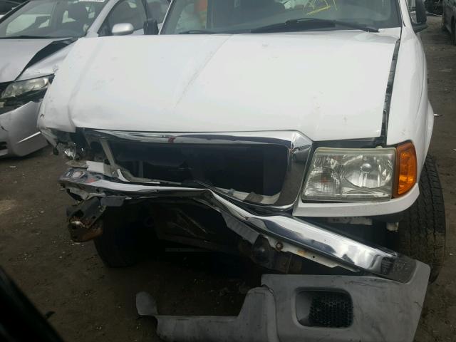 1FTYR10D95PA43879 - 2005 FORD RANGER WHITE photo 9