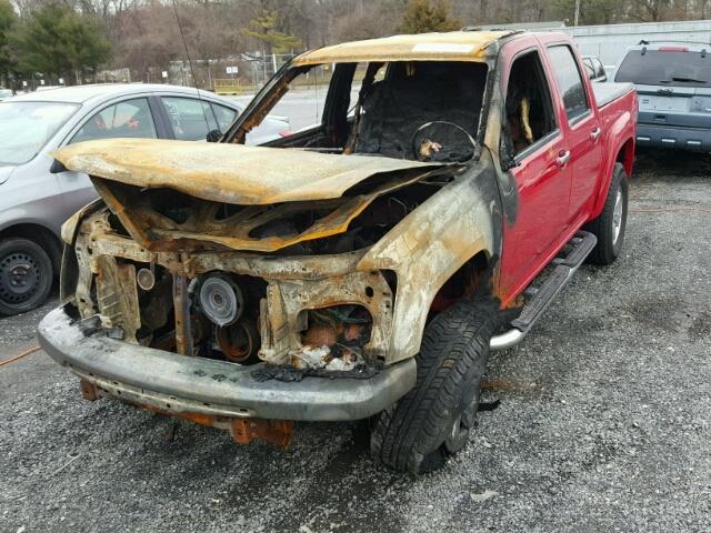 1GCHTDFPXB8128241 - 2011 CHEVROLET COLORADO L RED photo 2