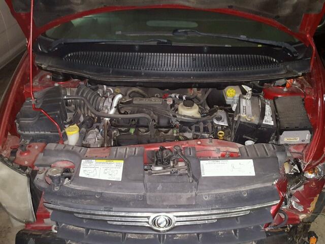 2A4GP44R06R743017 - 2006 CHRYSLER TOWN & COU MAROON photo 7