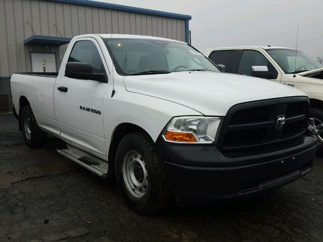 3C6JD6DK1CG163755 - 2012 DODGE RAM 1500 S WHITE photo 1