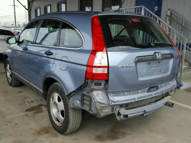 JHLRE383X7C054751 - 2007 HONDA CR-V LX BLUE photo 3