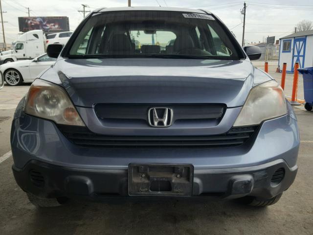 JHLRE383X7C054751 - 2007 HONDA CR-V LX BLUE photo 9