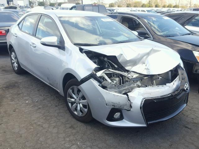 5YFBURHE9GP456080 - 2016 TOYOTA COROLLA L GRAY photo 1