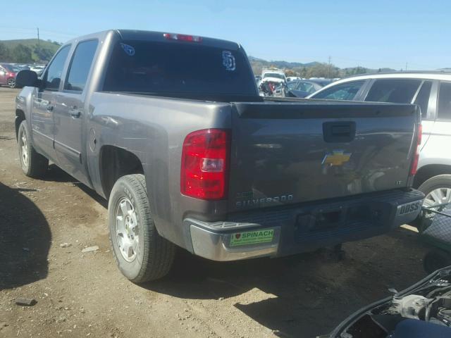 1GCPKSE74CF144534 - 2012 CHEVROLET SILVERADO GRAY photo 3