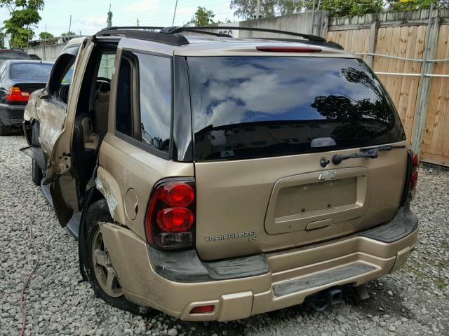 1GNDS13S962178668 - 2006 CHEVROLET TRAILBLAZE GOLD photo 3