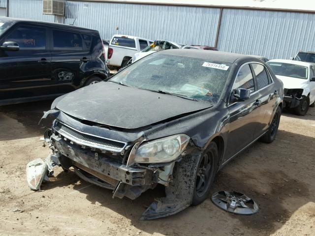 1G1ZH57B294201997 - 2009 CHEVROLET MALIBU 1LT BLACK photo 2