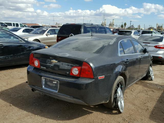 1G1ZH57B294201997 - 2009 CHEVROLET MALIBU 1LT BLACK photo 4