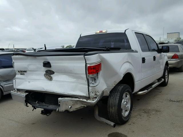 1FTEW1C81AFD64874 - 2010 FORD F150 SUPER WHITE photo 4