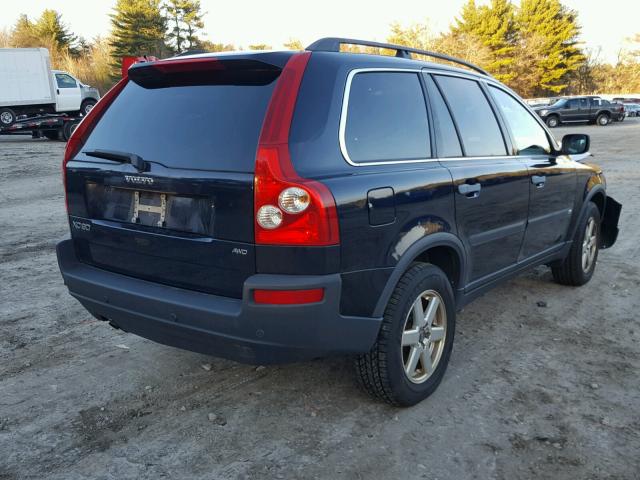 YV4CZ592561272192 - 2006 VOLVO XC90 BLACK photo 4