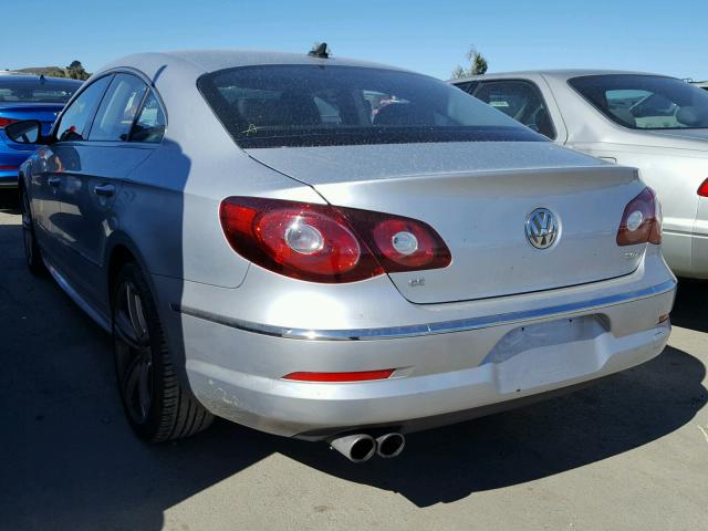 WVWMP7AN5CE552990 - 2012 VOLKSWAGEN CC SPORT GRAY photo 3