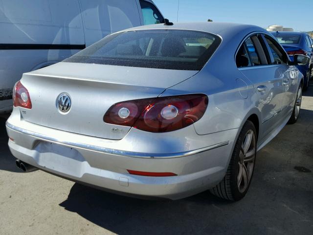 WVWMP7AN5CE552990 - 2012 VOLKSWAGEN CC SPORT GRAY photo 4