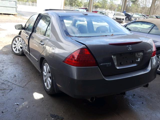 1HGCM66586A063276 - 2006 HONDA ACCORD EX GRAY photo 3