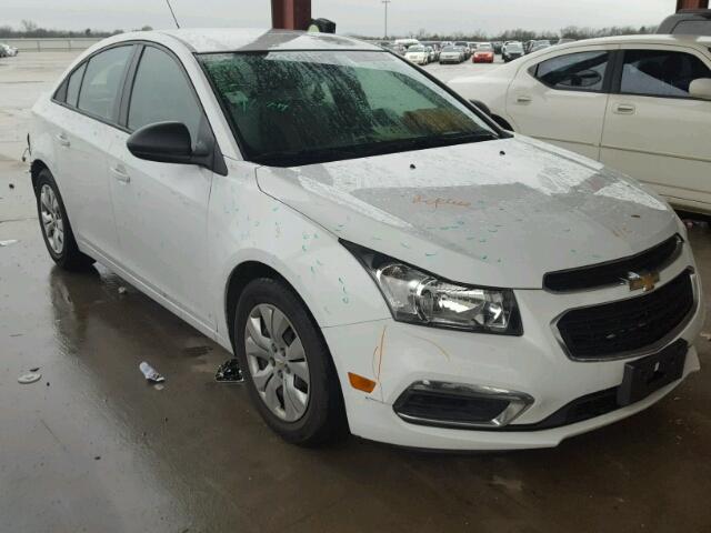 1G1PA5SH9F7284202 - 2015 CHEVROLET CRUZE LS WHITE photo 1