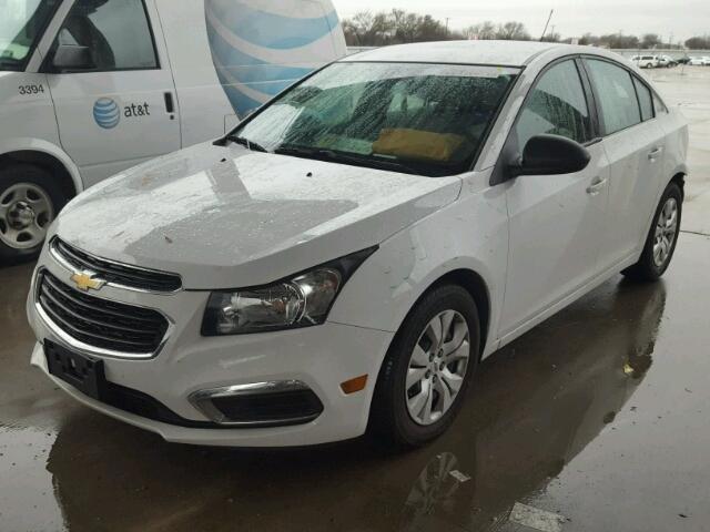 1G1PA5SH9F7284202 - 2015 CHEVROLET CRUZE LS WHITE photo 2