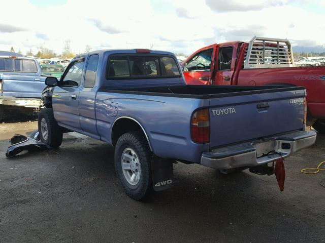 4TAWM72N1YZ633142 - 2000 TOYOTA TACOMA XTR PURPLE photo 3