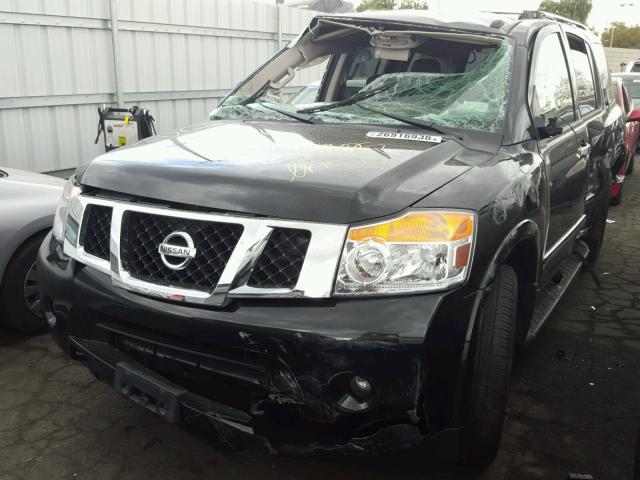 5N1AA0ND4FN608446 - 2015 NISSAN ARMADA SV BLACK photo 2