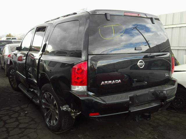 5N1AA0ND4FN608446 - 2015 NISSAN ARMADA SV BLACK photo 3