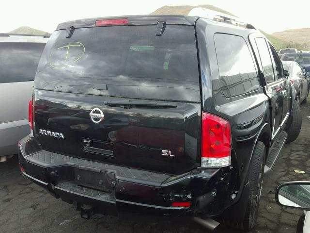 5N1AA0ND4FN608446 - 2015 NISSAN ARMADA SV BLACK photo 4