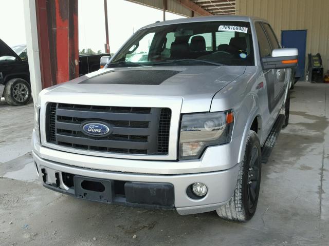 1FTFW1CF5EFB26129 - 2014 FORD F150 SUPER SILVER photo 2