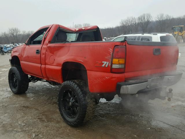 1GTEK14T7YZ259893 - 2000 GMC NEW SIERRA RED photo 3