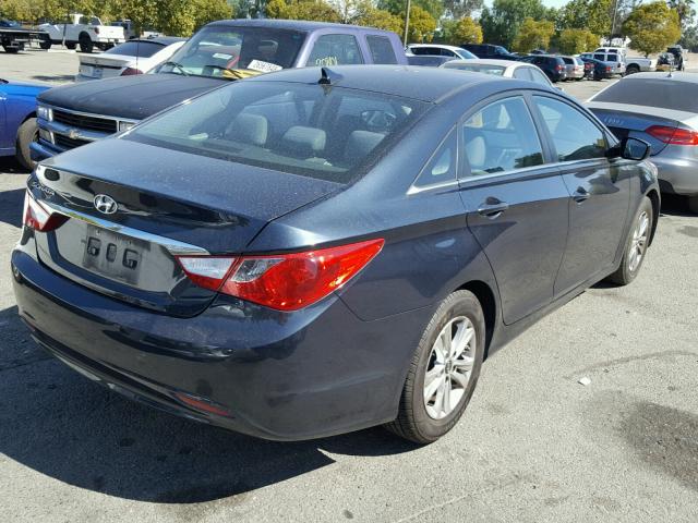 5NPEB4AC5BH240022 - 2011 HYUNDAI SONATA GLS CHARCOAL photo 4