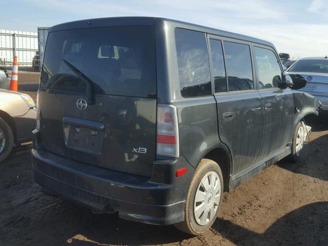 JTLKT324164084661 - 2006 TOYOTA SCION XB BLACK photo 4