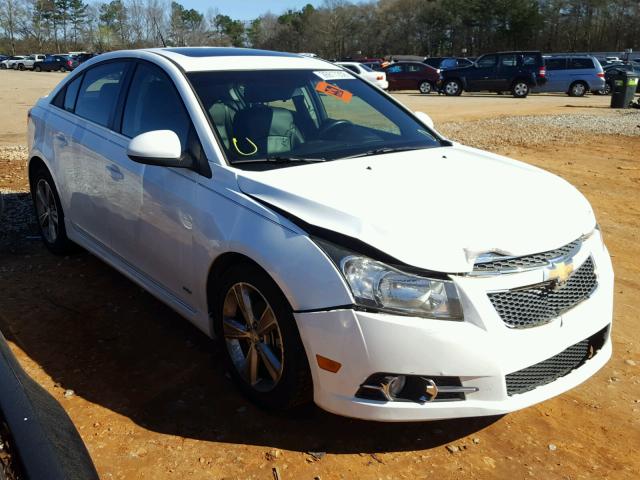 1G1PG5SC0C7172614 - 2012 CHEVROLET CRUZE LT WHITE photo 1