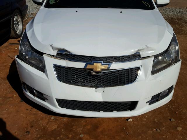 1G1PG5SC0C7172614 - 2012 CHEVROLET CRUZE LT WHITE photo 9