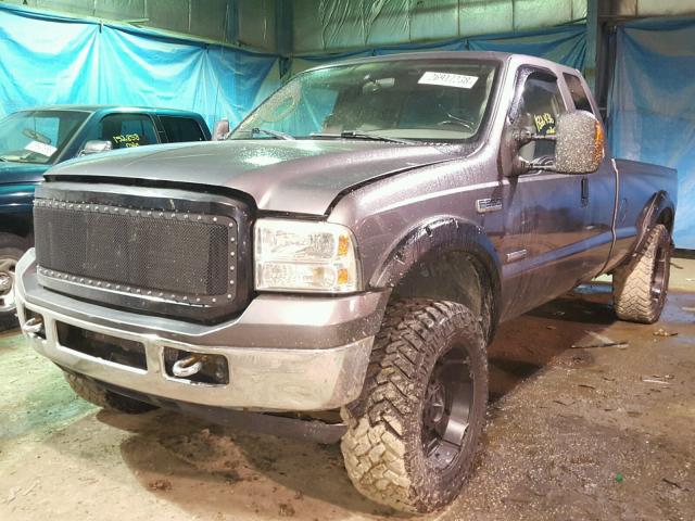 1FTSX21P06EA34673 - 2006 FORD F250 SUPER GRAY photo 2