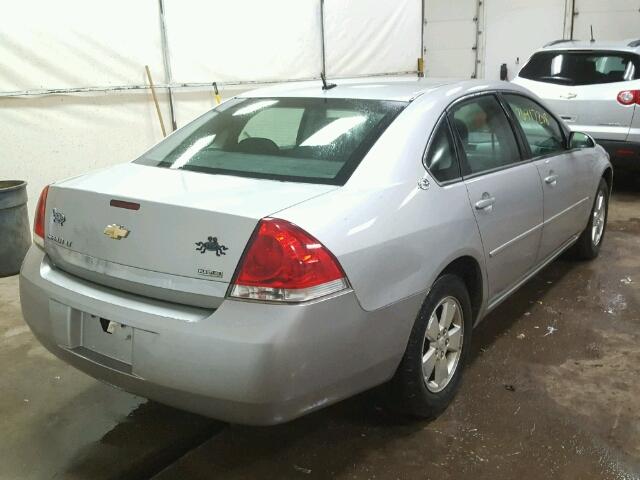 2G1WT58K379190244 - 2007 CHEVROLET IMPALA LT SILVER photo 4