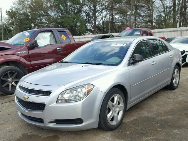 1G1ZB5E06CF222012 - 2012 CHEVROLET MALIBU LS SILVER photo 2