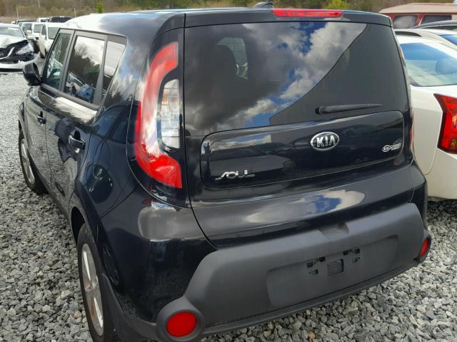 KNDJN2A20G7310412 - 2016 KIA SOUL BLACK photo 3