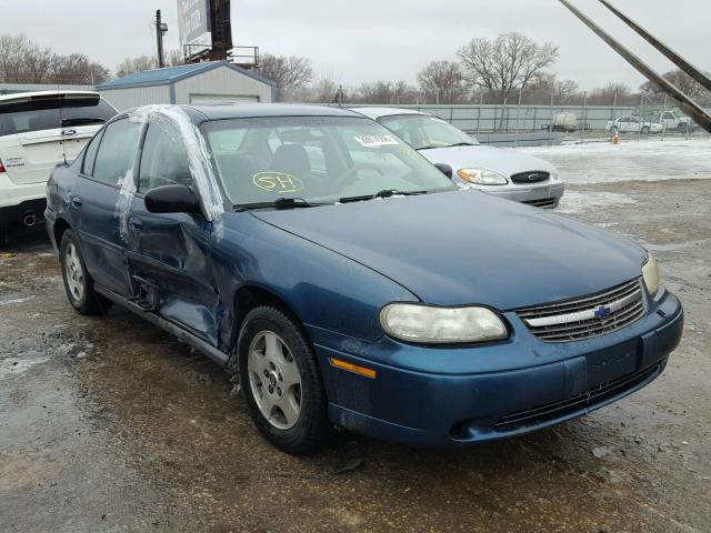 1G1ND52J73M714517 - 2003 CHEVROLET MALIBU BLUE photo 1