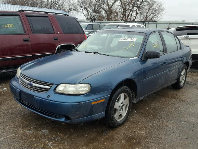 1G1ND52J73M714517 - 2003 CHEVROLET MALIBU BLUE photo 2