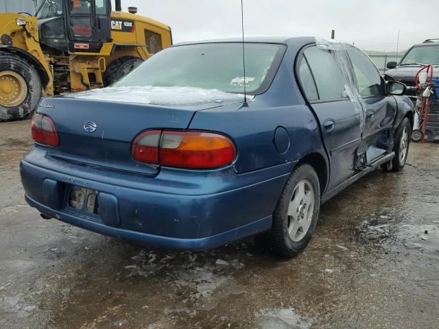 1G1ND52J73M714517 - 2003 CHEVROLET MALIBU BLUE photo 4