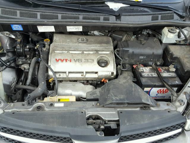 5TDZA22C25S342920 - 2005 TOYOTA SIENNA XLE GRAY photo 7