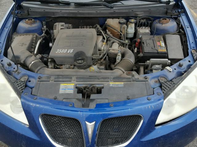 1G2ZH558164251143 - 2006 PONTIAC G6 GT BLUE photo 7