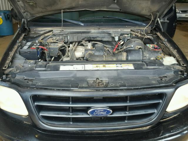 1FTZF1728YNB97663 - 2000 FORD F150 BLACK photo 7