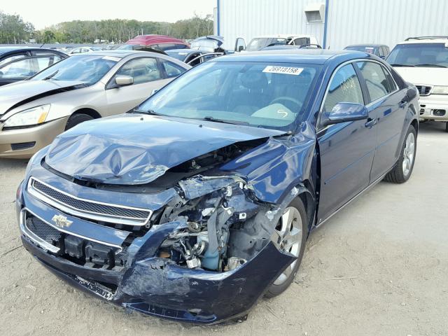 1G1ZH57BX84301909 - 2008 CHEVROLET MALIBU 1LT BLUE photo 2