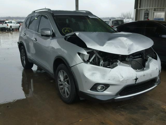 5N1AT2MT2FC877037 - 2015 NISSAN ROGUE S SILVER photo 1