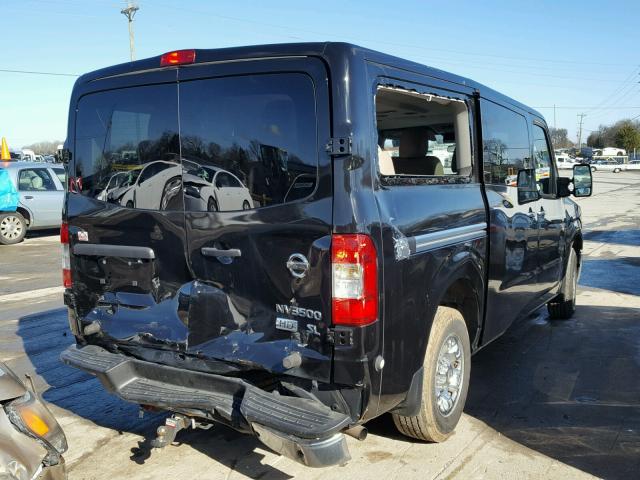 5BZAF0AA0GN851724 - 2016 NISSAN NV 3500 BLACK photo 4