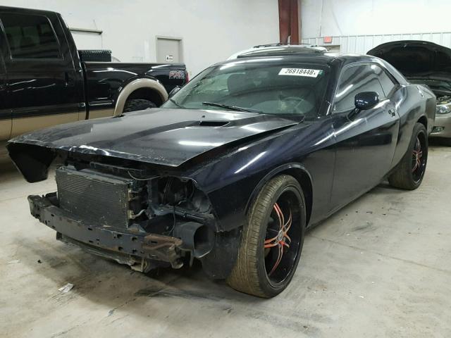 2C3CDYAG1CH176409 - 2012 DODGE CHALLENGER BLUE photo 2