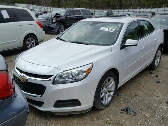 1G11C5SL9FF190086 - 2015 CHEVROLET MALIBU 1LT WHITE photo 2