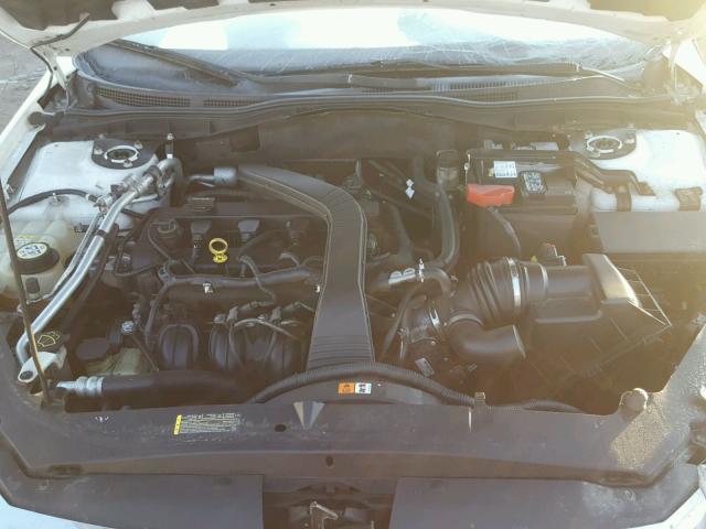 3FAHP07Z38R120797 - 2008 FORD FUSION SE WHITE photo 7