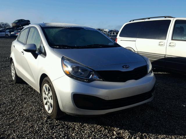 KNADM4A32D6284219 - 2013 KIA RIO LX Արծաթագույն լուսանկար 1