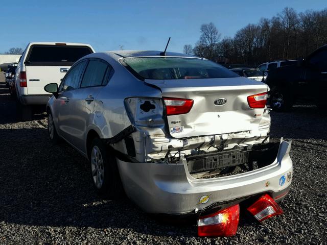 KNADM4A32D6284219 - 2013 KIA RIO LX Արծաթագույն լուսանկար 3